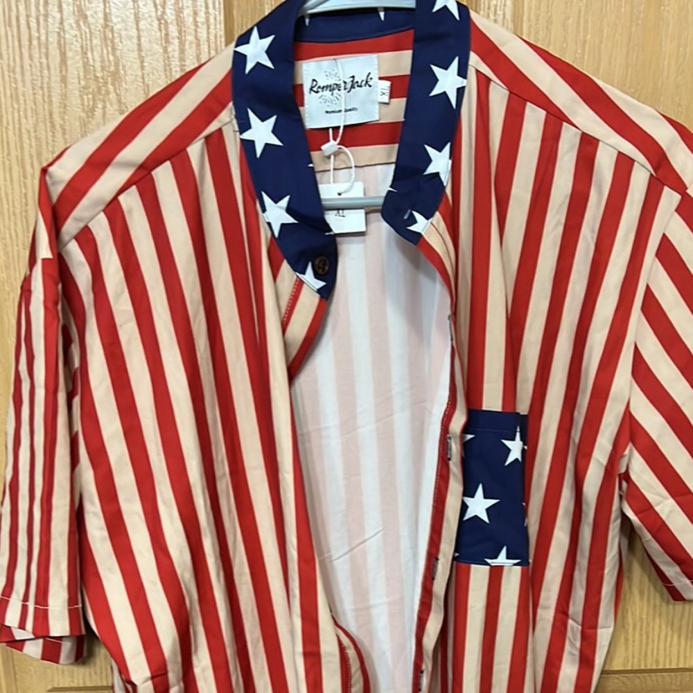 COPY - RomperJack American Flag Romper - XL